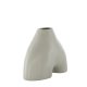 VENTURE DESIGN Kento vase - lys gr steinty (21x8x15H)