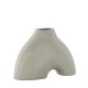 VENTURE DESIGN Kento vase - lys gr steinty (21x8x15H)