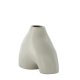 VENTURE DESIGN Kento vase - lys gr steinty (21x8x15H)