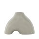 VENTURE DESIGN Kento vase - lys gr steinty (21x8x15H)