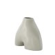 VENTURE DESIGN Kento vase - lys gr steinty (21x8x15H)