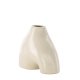 VENTURE DESIGN Kento vase - beige/svarte prikker steinty (21x8x15H)