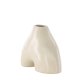 VENTURE DESIGN Kento vase - beige/svarte prikker steinty (21x8x15H)