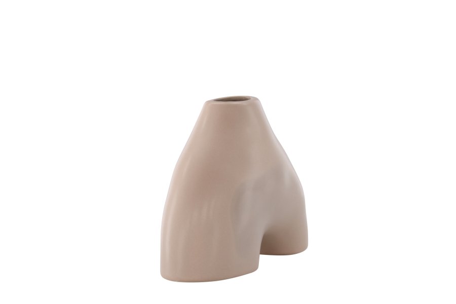 VENTURE DESIGN Kento vase - rosa steinty (21x8x15H)