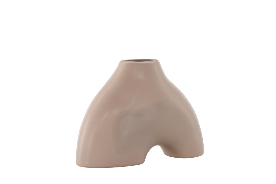 VENTURE DESIGN Kento vase - rosa steinty (21x8x15H)