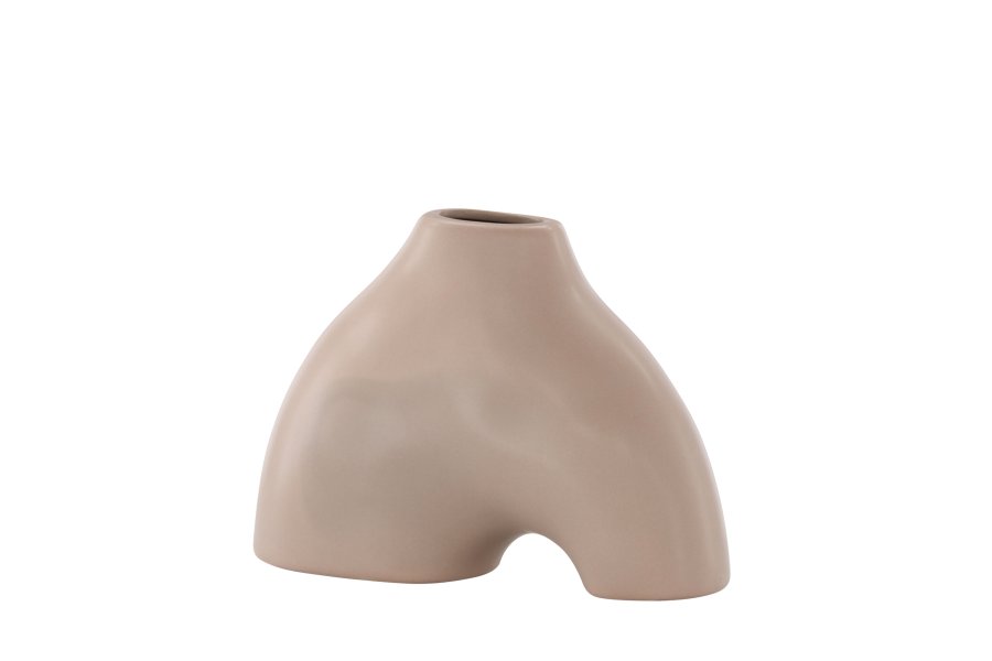VENTURE DESIGN Kento vase - rosa steinty (21x8x15H)