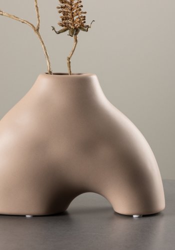 VENTURE DESIGN Kento vase - rosa steinty (21x8x15H)