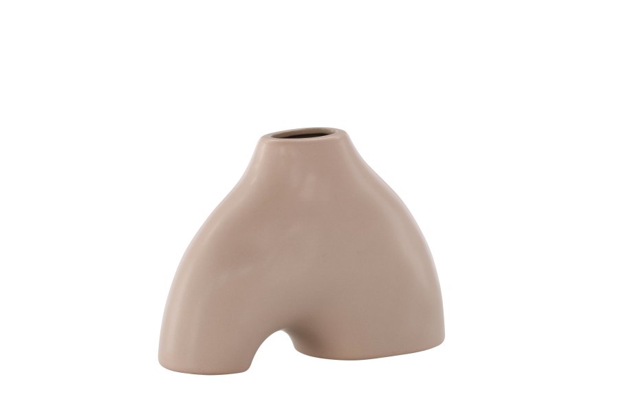VENTURE DESIGN Kento vase - rosa steinty (21x8x15H)