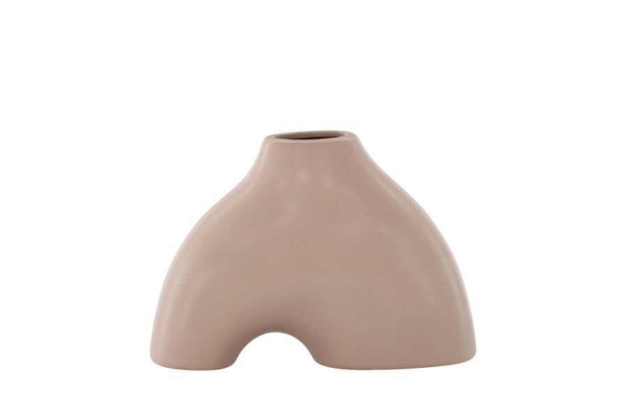 VENTURE DESIGN Kento vase - rosa steinty (21x8x15H)