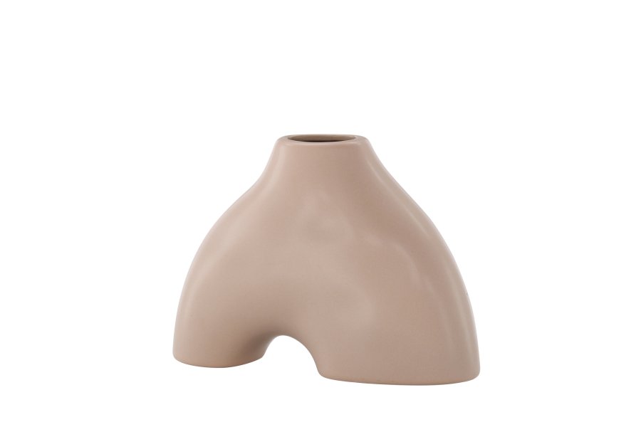 VENTURE DESIGN Kento vase - rosa steinty (21x8x15H)