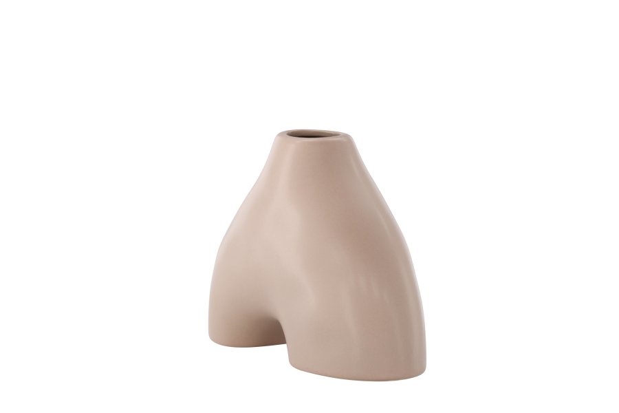 VENTURE DESIGN Kento vase - rosa steinty (21x8x15H)