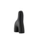 VENTURE DESIGN Aya vase - svart steinty (9x4x16H)