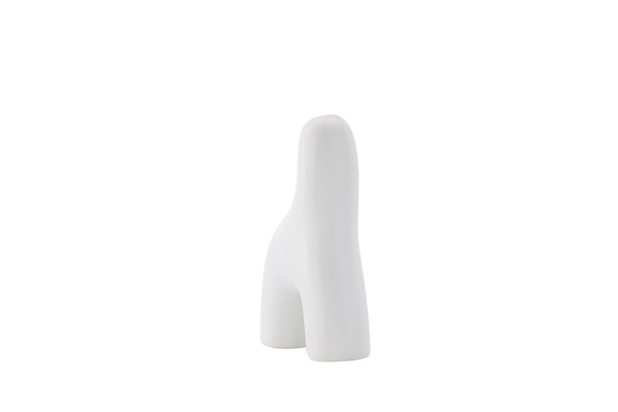 VENTURE DESIGN Aya vase - hvitt steinty (9x4x16H)