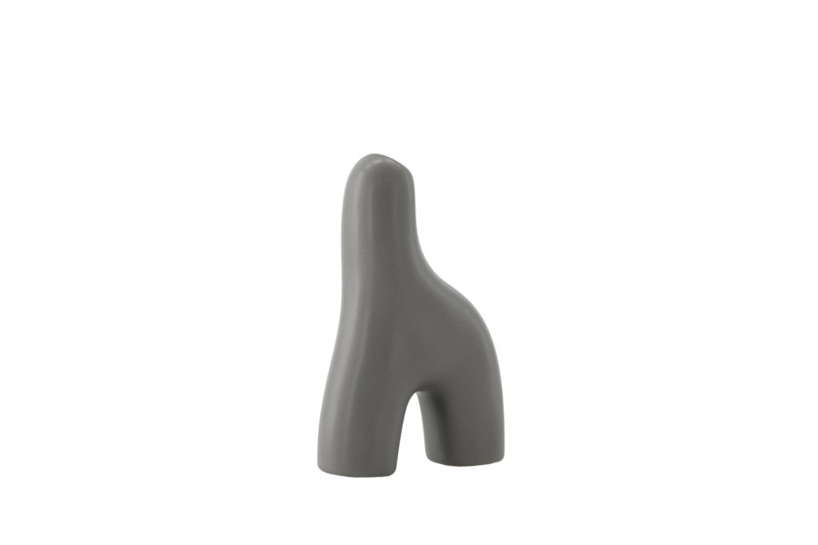 VENTURE DESIGN Aya vase - mrkegr steinty (9x4x16H)