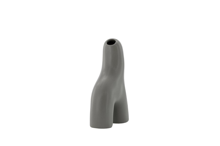 VENTURE DESIGN Aya vase - mrkegr steinty (9x4x16H)