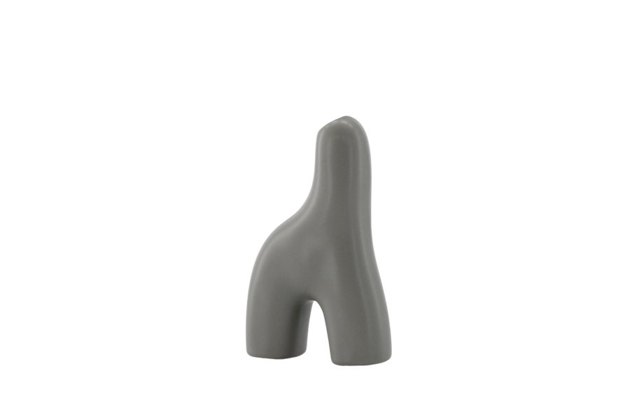 VENTURE DESIGN Aya vase - mrkegr steinty (9x4x16H)