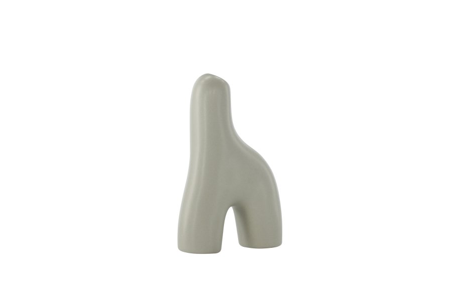 VENTURE DESIGN Aya vase - lys gr steinty (9x4x16H)