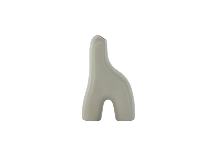 VENTURE DESIGN Aya vase - lys gr steinty (9x4x16H)