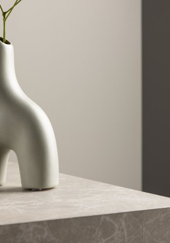 VENTURE DESIGN Aya vase - lys gr steinty (9x4x16H)