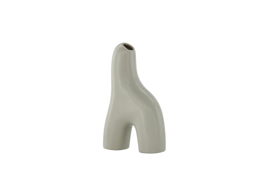 VENTURE DESIGN Aya vase - lys gr steinty (9x4x16H)