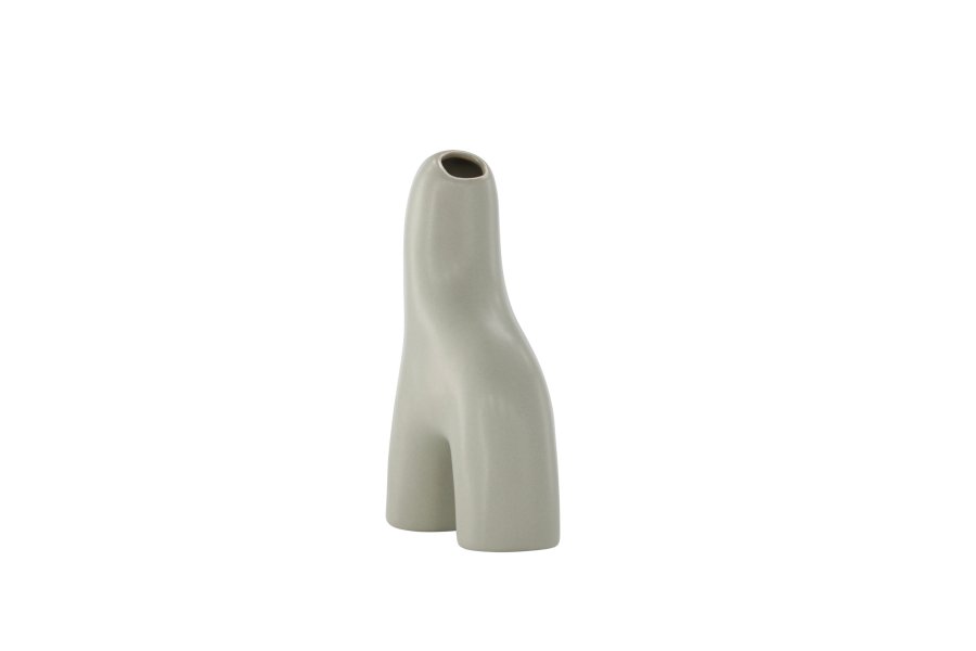 VENTURE DESIGN Aya vase - lys gr steinty (9x4x16H)