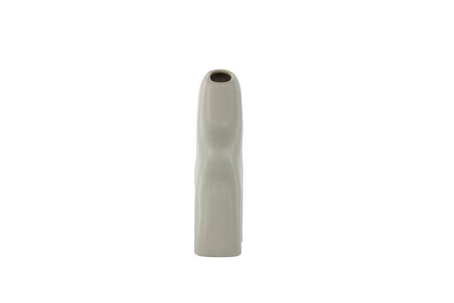 VENTURE DESIGN Aya vase - lys gr steinty (9x4x16H)