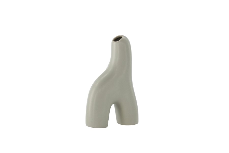 VENTURE DESIGN Aya vase - lys gr steinty (9x4x16H)
