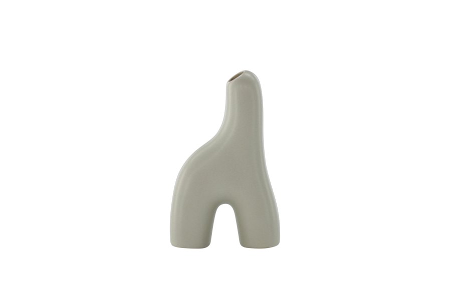 VENTURE DESIGN Aya vase - lys gr steinty (9x4x16H)