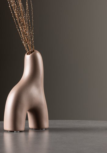 VENTURE DESIGN Aya vase - brunt steinty (9x4x16H)