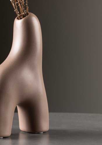 VENTURE DESIGN Aya vase - brunt steinty (9x4x16H)