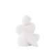 VENTURE DESIGN Floda-Skulptur – weißes Steingut (11 x 9 x 14 H)