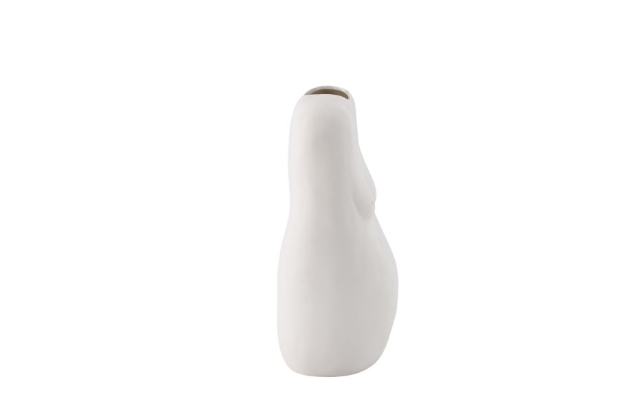 VENTURE DESIGN Romie vase - off-white steinty (24x14x28H)