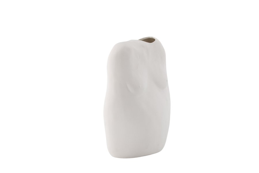 VENTURE DESIGN Romie vase - off-white steinty (24x14x28H)