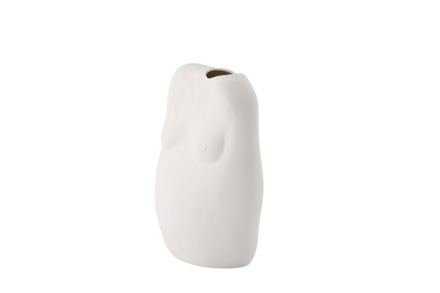VENTURE DESIGN Romie vase - off-white steinty (24x14x28H)