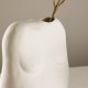 VENTURE DESIGN Romie vase - off-white steinty (24x14x28H)