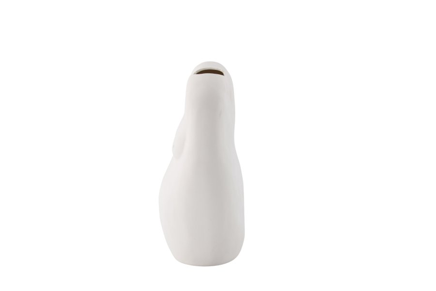 VENTURE DESIGN Romie vase - off-white steinty (24x14x28H)