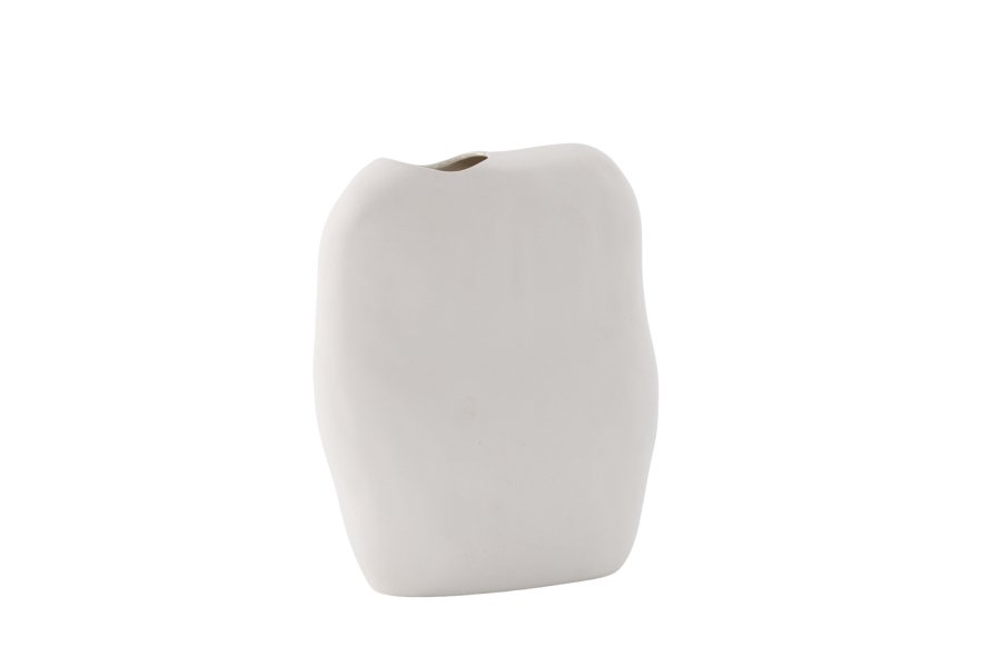VENTURE DESIGN Romie vase - off-white steinty (24x14x28H)