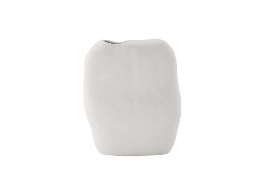 VENTURE DESIGN Romie vase - off-white steinty (24x14x28H)