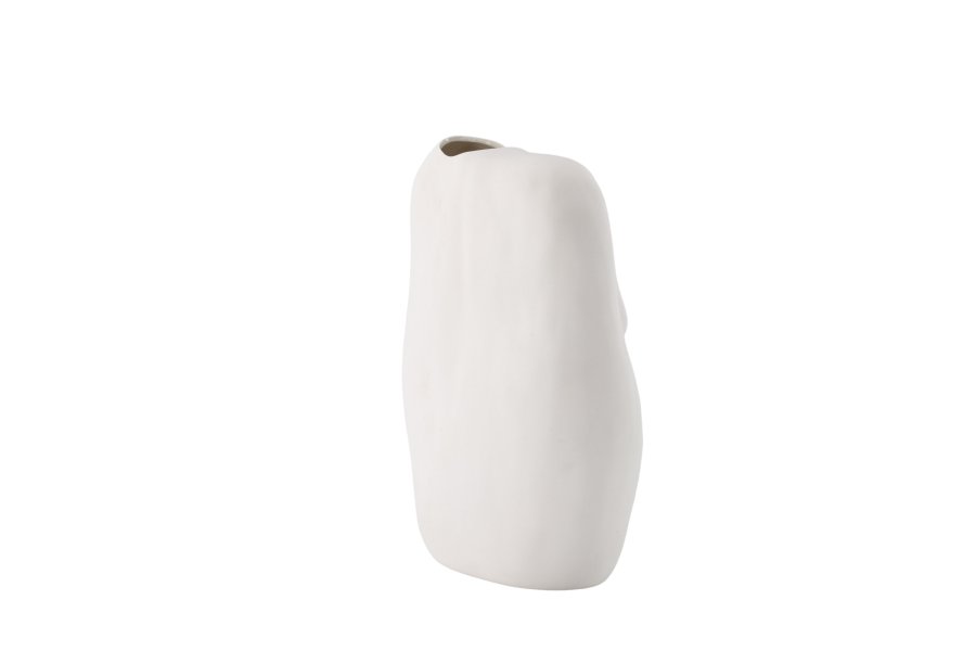VENTURE DESIGN Romie vase - off-white steinty (24x14x28H)