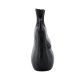 VENTURE DESIGN Conta vase - matt svart steinty (17x10x25H)