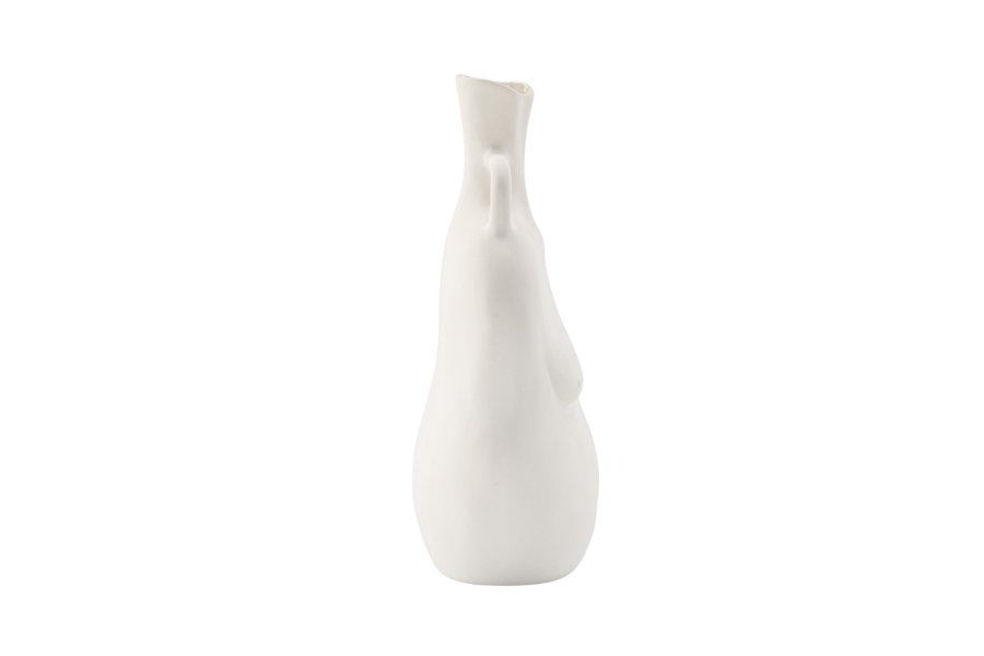 VENTURE DESIGN Conta vase - off-white steinty (17x10x25H)