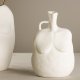 VENTURE DESIGN Conta vase - off-white steinty (17x10x25H)