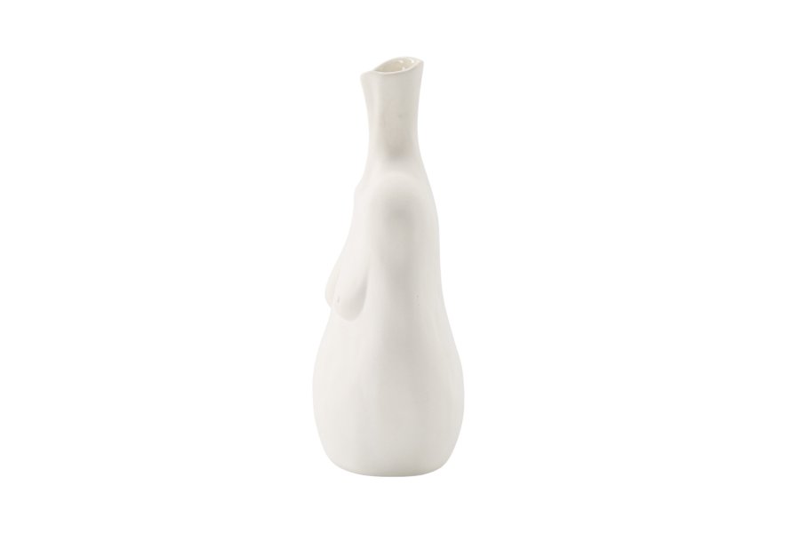 VENTURE DESIGN Conta vase - off-white steinty (17x10x25H)
