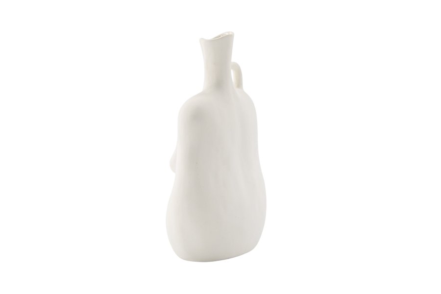 VENTURE DESIGN Conta vase - off-white steinty (17x10x25H)