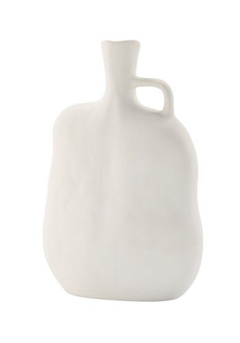 VENTURE DESIGN Conta vase - off-white steinty (17x10x25H)