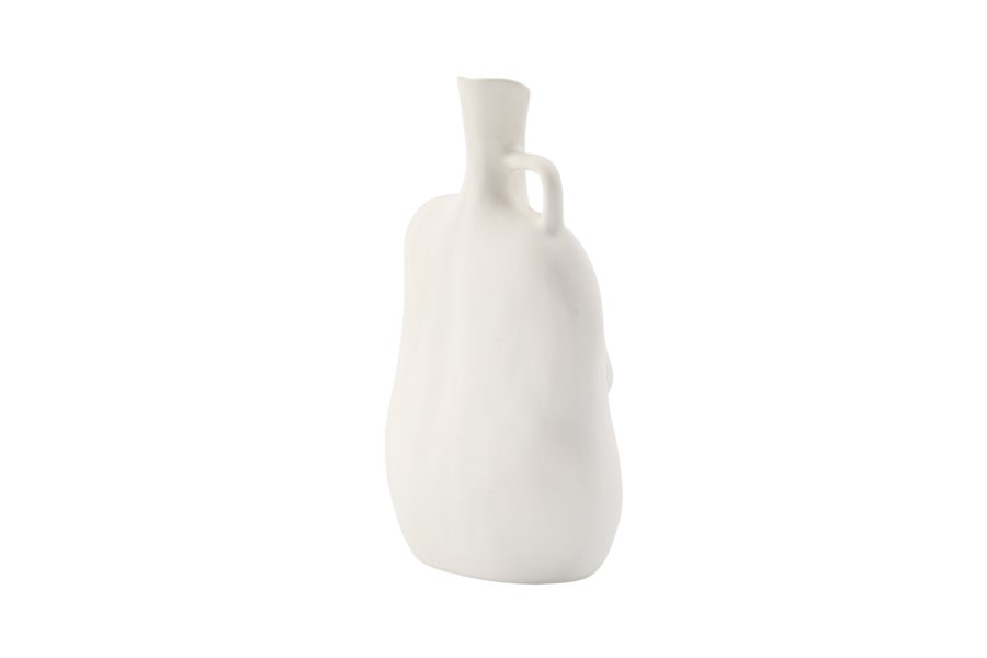 VENTURE DESIGN Conta vase - off-white steinty (17x10x25H)