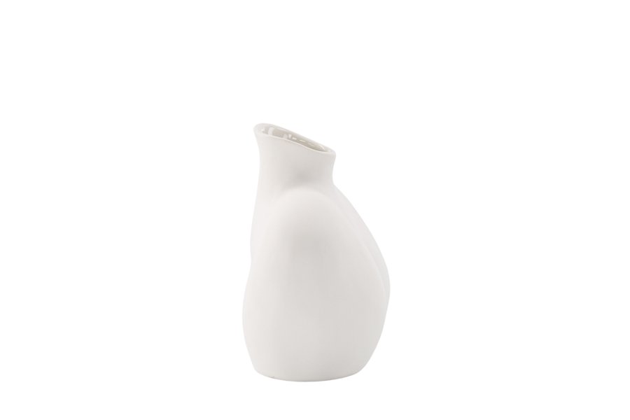 VENTURE DESIGN Harvey Vase – cremefarbenes Steingut (17 x 10 x 15 H)