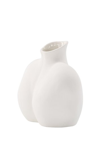 VENTURE DESIGN Harvey Vase – cremefarbenes Steingut (17 x 10 x 15 H)