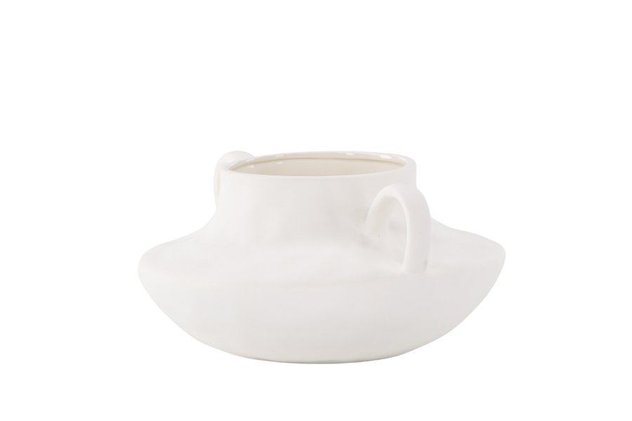 VENTURE DESIGN Holda potte - offwhite stentj (31x29x15H)