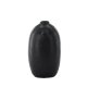 VENTURE DESIGN Madi vase, rund svart steinty (17x17x28H)